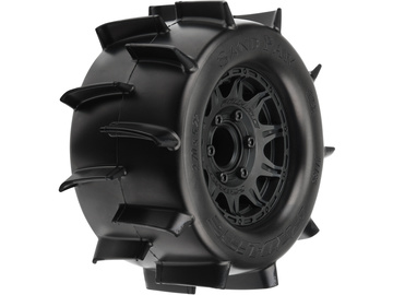 Pro-Line Wheels 2.8", Sand Paw Tires, Raid H12 Black Wheels (2) / PRO118610