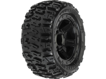 Pro-Line Wheels 2.2", Trencher M2 Tires, Desperado H12 Black Wheels (2) / PRO119411