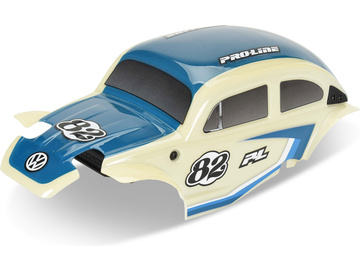 Pro-Line karosérie Class 1 VW brouk modrá, kola Chrome Diablo 12mm s pneu Flat Iron: Arrma Typhon Grom / PRO368000T1