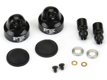 Pro-Line Shock Caps 1/6 FOX Aluminum (2): SCX6 / PRO638000