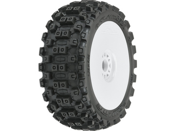 Pro-Line kolo 3.3", pneu Badlands MX M2 Buggy, disk H17 bílý (2) Pro-Line kolo 3.3", pneu Badlands MX M2 Buggy, disk H17 bílý (2) / PRO906731