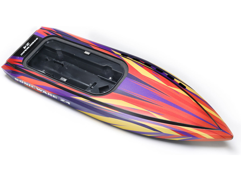 Proboat trup lodi červený/černý: Sonicwake 24"