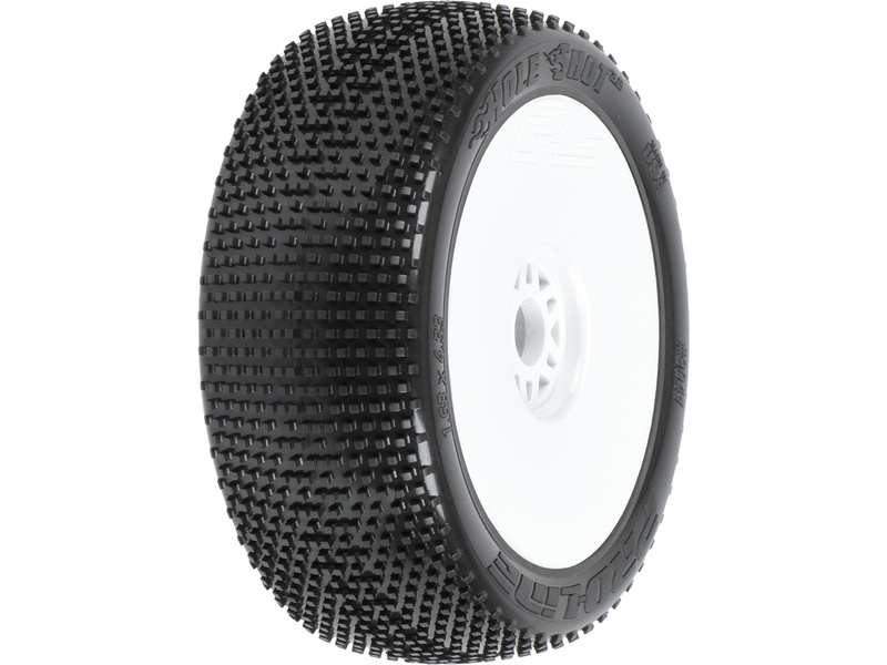 Pro-Line kolo 3.3", pneu Hole Shot 2.0 S3 Buggy, disk H17 biely (2) PRO9041233
