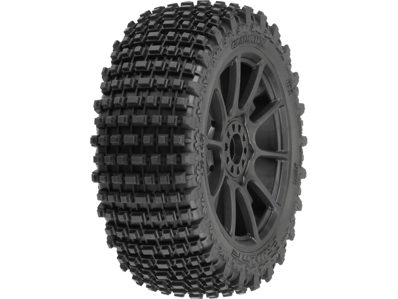 Pro-Line koleso 3.3", pneu Gladiator M2, disk Mach 10 H17 čierny (2) PRO907421