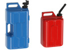 Robitronic petrol can and water can decor set