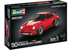 Revell Porsche 911 Turbo (50th Anniversary) (1:24) (Giftset)