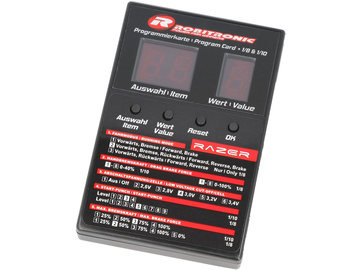 Robitronic programovací karta regulátorů Razer Robitronic programovací karta regulátorů Razer / R01269