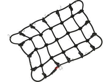 Robitronic luggage net with hooks 19x12cm black / R21002BK