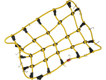 Robitronic luggage net with hooks 19x12cm yellow / R21002Y