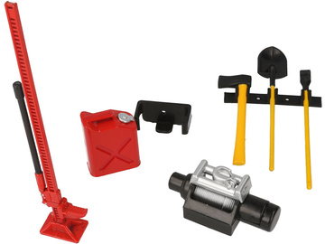Robitronic tool kit with holder red / R21010R