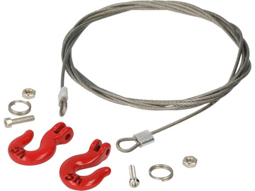 Robitronic wire rope with heavy duty hooks / R21037
