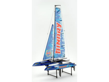 Binary plachetnice katamaran 2.4GHz RTR modrá / RB-JS-8807B