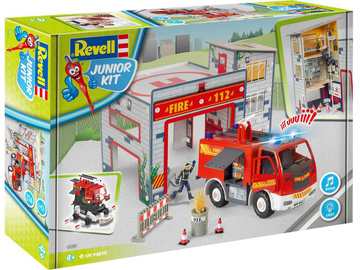 Revell Junior Kit - hasičské auto se stanicí / RVL00852