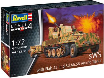Revell sWS mit Flak-Aufbau als Sfl. mit 3,7cm Flak 43 (1:72) / RVL03293