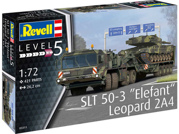 Revell SLT 50-3 Elefant a Leopard 2A4 (1:72) Revell SLT 50-3 Elefant a Leopard 2A4 (1:72) / RVL03311