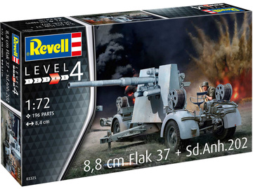 Revell Flak 37 88mm, Sd.Anh.202 (1:72) / RVL03325