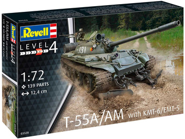 Revell T-55A/AM s KMT-6/EMT-5 (1:72) / RVL03328