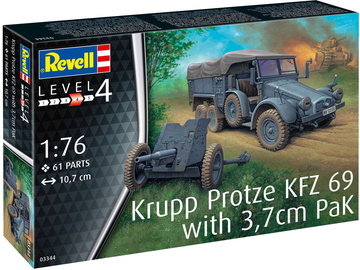 Revell Krupp Protze KFZ 69 with 3,7cm Pak (1:76) / RVL03344