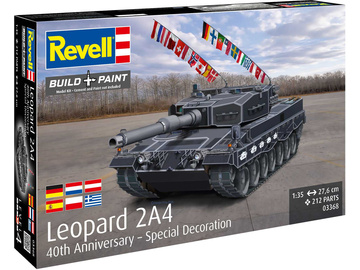 Revell Leopard 2A4 - Special Decoration 40. výročí (1:35) Revell Leopard 2A4 - Special Decoration 40. výročí (1:35) / RVL03368