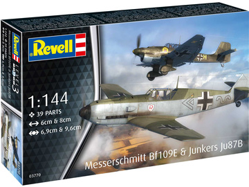 Revell Messerschmitt Bf109E, Junkers Ju87B Stuka (1:144) Revell Messerschmitt Bf109E, Junkers Ju87B Stuka (1:144) / RVL03770