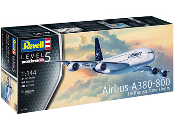 Revell Airbus A380-800 Lufthansa New Livery (1:144) Revell Airbus A380-800 Lufthansa New Livery (1:144) / RVL03872