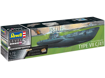 Revell ponorka Typ VII C/41 (Platinum Edition) (1:72) / RVL05163