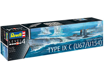 Revell ponorka Type IXC U67/U154 (1:72) / RVL05166