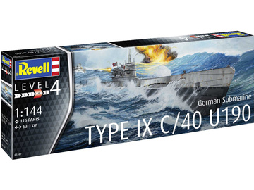 Revell German Submarine Type IX C/40 (U190) (1:144) Revell German Submarine Type IX C/40 (U190) (1:144) / RVL05167