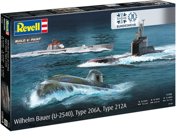 Revell Wilhelm Bauer, Type 206A, Class2 (70 Years Bundeswehr) (1:144) Revell Wilhelm Bauer, Type 206A, Class2 (70 Years Bundeswehr) (1:144) / RVL05186