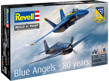 Revell F/A-18E & Hellcat (Blue Angels) (80. výročí) (1:72) (giftset) Revell F/A-18E & Hellcat (Blue Angels) (80. výročí) (1:72) (giftset) / RVL05613