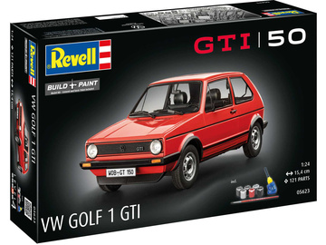 Revell Volswagen Golf 1 GTi (50th Anniversary) (1:24) (Giftset) / RVL05623