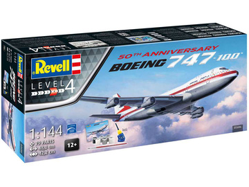Revell Boeing 747-100 (50. výročí) (1:144) (sada) / RVL05686