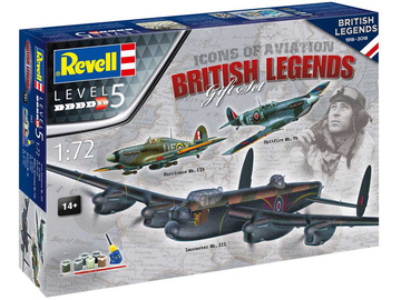 Revell GiftSet 100 Years RAF British Legends (1:72) / RVL05696