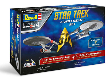 Revell STAR TREK Anniversary Set (1:500 a 1:600) giftset / RVL05721