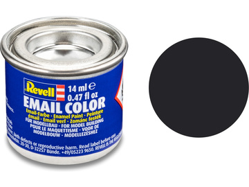 Revell emailová barva #6 dehtově černá matná 14ml / RVL32106