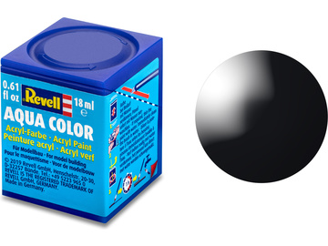 Revell akrylová barva #7 černá lesklá 18ml / RVL36107