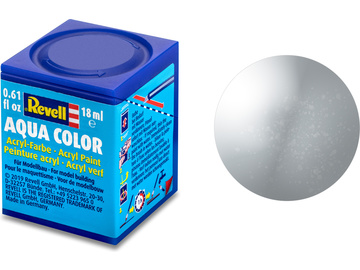 Revell Aqua Paint #90 Silver Metallic 18ml / RVL36190