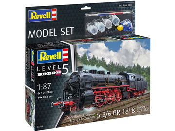 Revell BR18(5) S3/6, Tender (1:87) (Set) Revell BR18(5) S3/6, Tender (1:87) (Set) / RVL62168