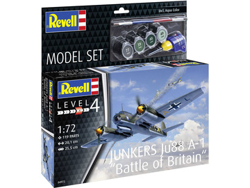 Revell Junkers Ju88 A-1 Bitva o Británii (1:72) (sada) Revell Junkers Ju88 A-1 Bitva o Británii (1:72) (sada) / RVL64972