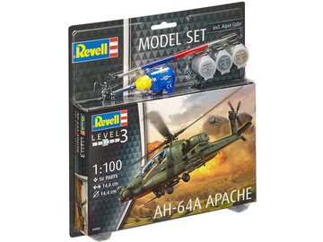 Revell Boeing AH-64A Apache (1:100) sada / RVL64985