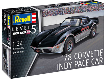 Revell Chevrolet Corvette 1978 Indy Pace Car (1:24) (set) / RVL67646