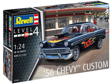 Revell Chevrolet Customs 1956 (1:24) (set) / RVL67663