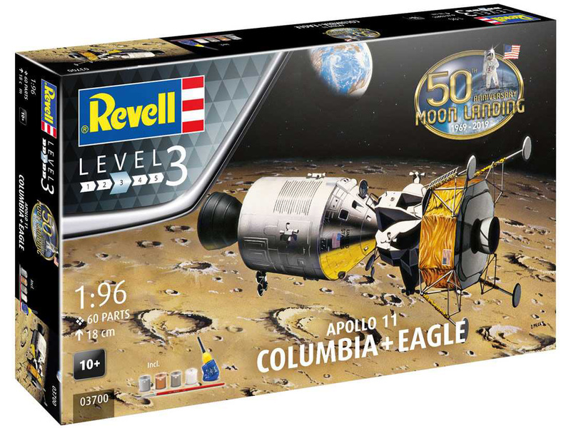 Revell Apollo 11 - Columbia a Eagle (1:96) (Giftset)