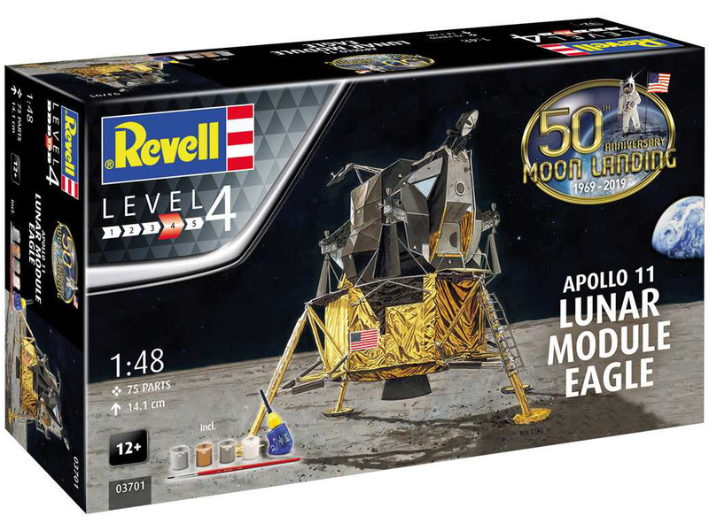 Revell Apollo 11 lunární modul Eagle (50. výročí) (1:48) (sada)