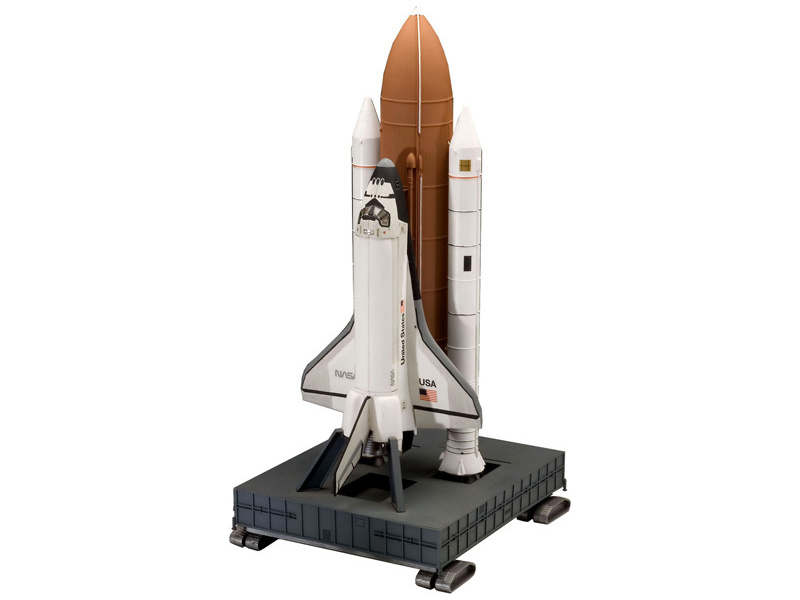 Modell Space Shuttle Discovery Innen Durchsichtig in Ecorché 1/144 