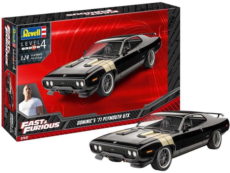 Revell Plymouth GTX 1971 (Rychle a zběsile) (1:24)