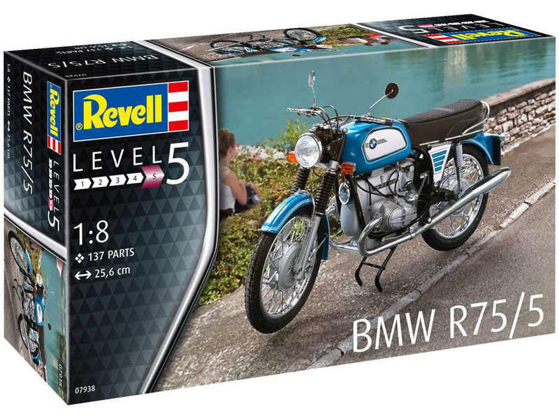完成品 1/8 heller BMW R75/5　26センチ 1/8 Heller BMW R-75/5 1973/1974 - Ready For Inspection - Vehicles