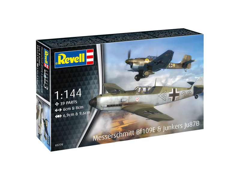 Revell Messerschmitt Bf109E & Ju87B Stuka (1:144) (starter set)