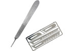 Modelcraft Precision Saw Set (0.12mm) with Scalpel