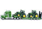 SIKU Farmer - Low Loader with John Deere Tractors 1:87